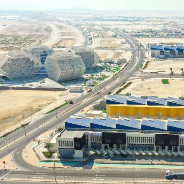 Aerial View of Ras Bufontas Office and Warehousing Space