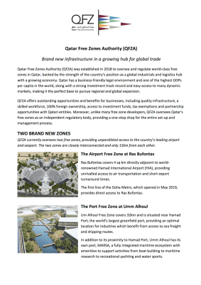 Free Zones Overview Fact Sheet Image