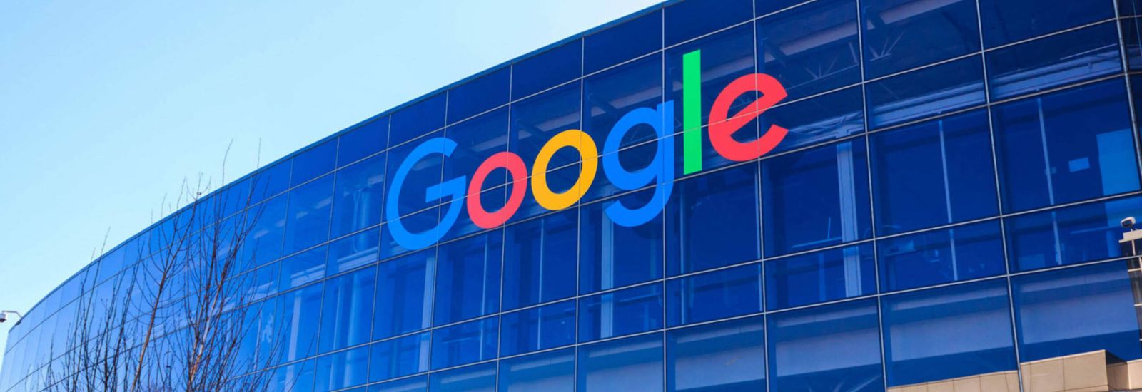 Exterior office building showing Google logo
