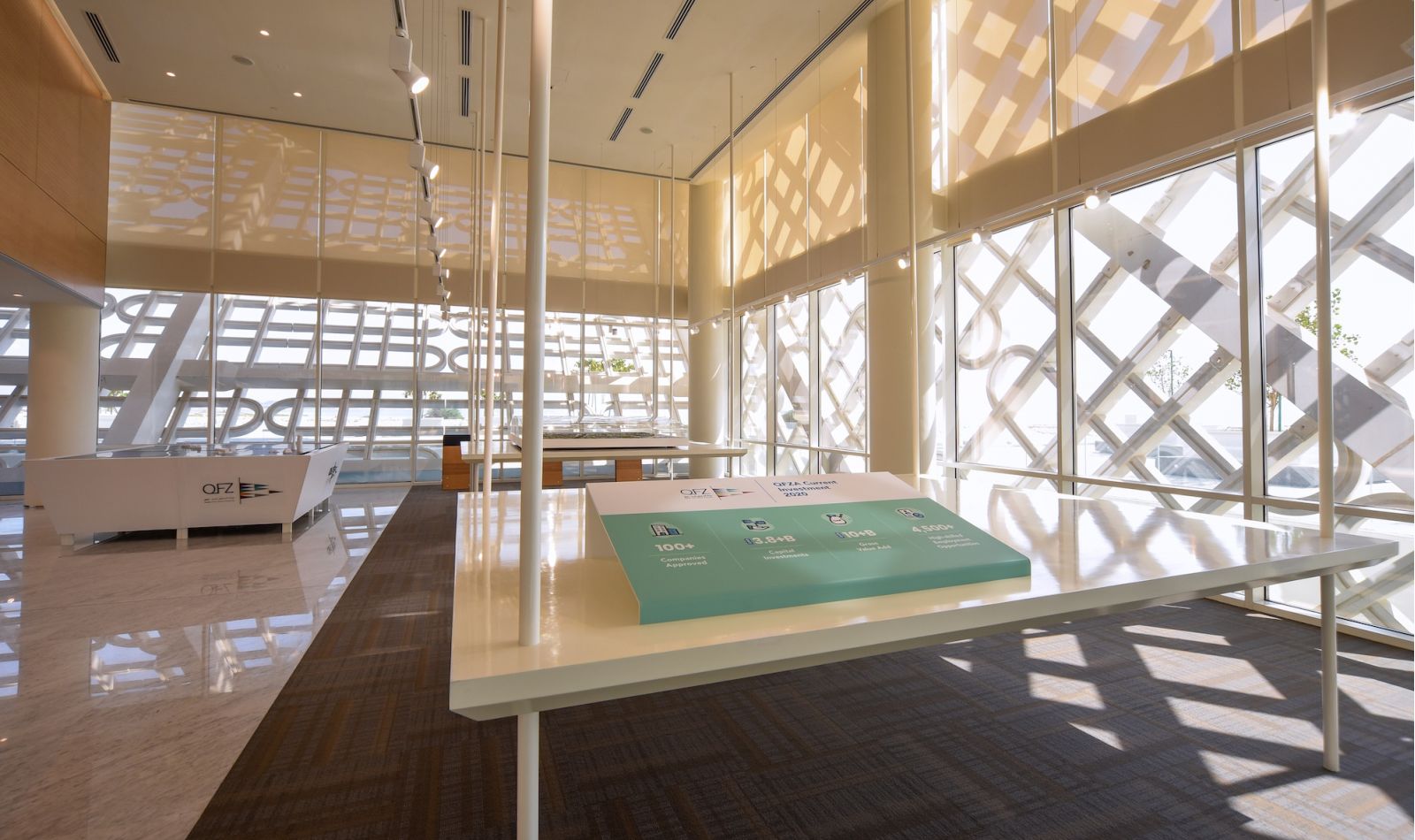 Inside Office Building, Open Space with natural sunlight